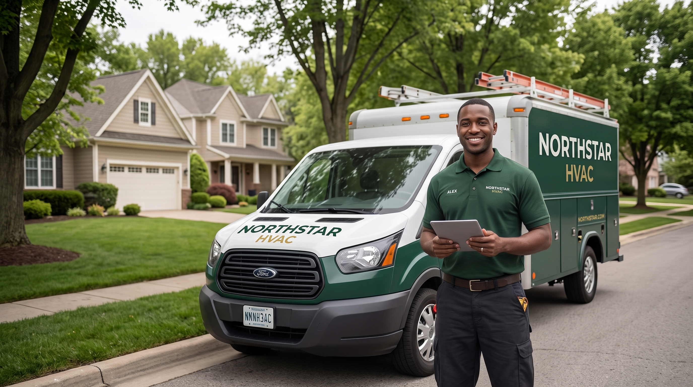 Northstar HVAC pro with service van